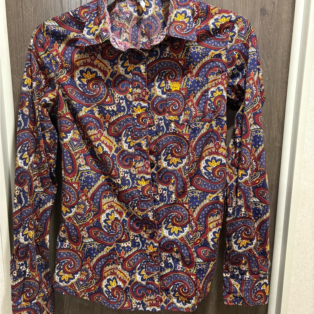 Cinch Western Casual Button Down Shirt with Paisley Pattern